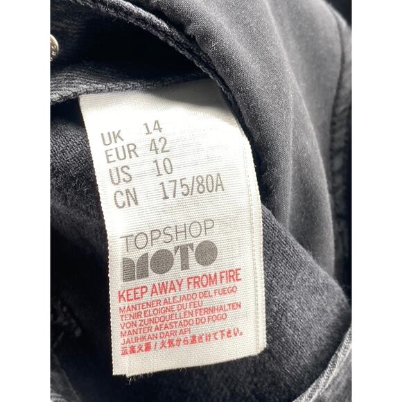 Women's Black Denim Overalls - Picture 9 of 11